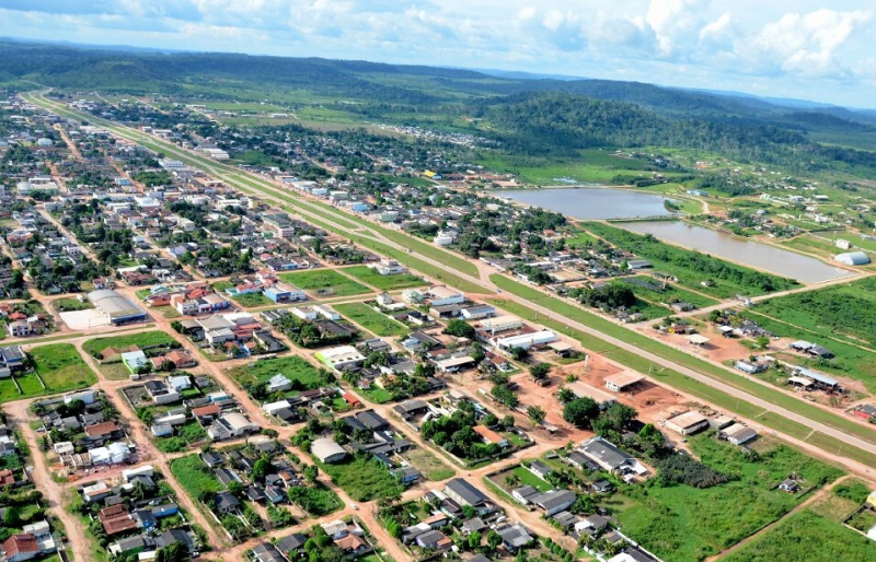 Vista aérea de Novo Progresso - PA
